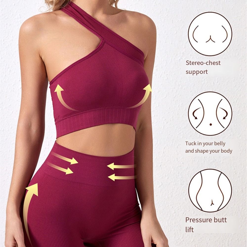 2벌 세트, 편안한 심리스 여성 운동복, 골지 소재의  - Seamless Ribbed Workout Tank Top 리뷰 및 가격