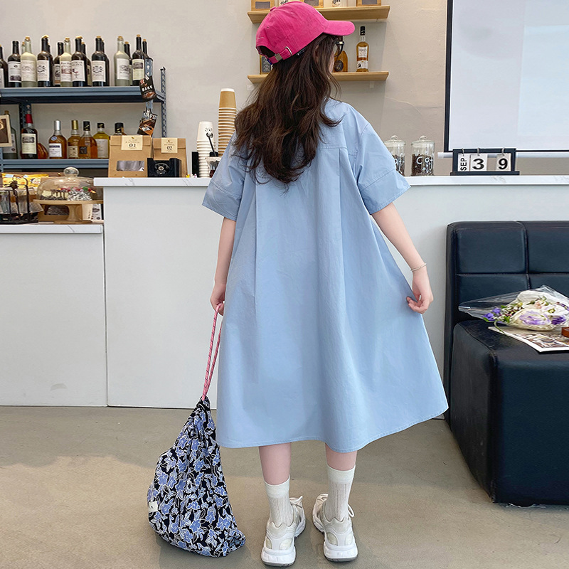 한국 아동복 여아 드레스 2025 여름 아동 스윗 캠퍼 - Korean Style A Line Shirt Dress 리뷰 및 가격
